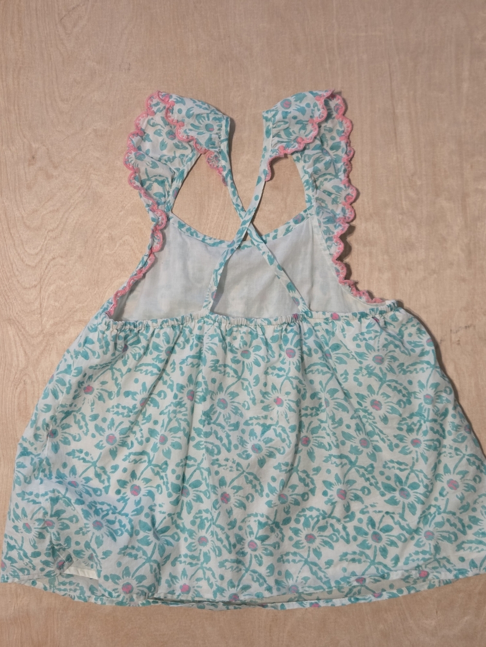 Crewcuts Cross Back Ruffle Tank Top - Picture 5 of 10